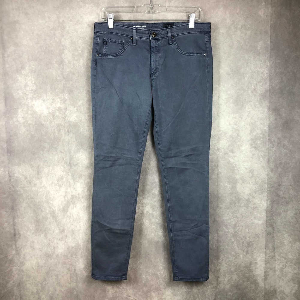 Adriano Goldschmied AG The Legging Ankle Jeans Womens 29 Gray Blue Skinny